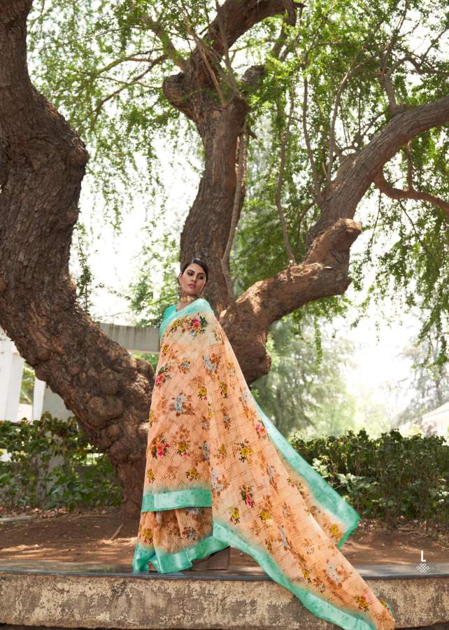 Shangrila New Kanchana Festive Wear Designer 25 Linen Cotton Saree Collection
